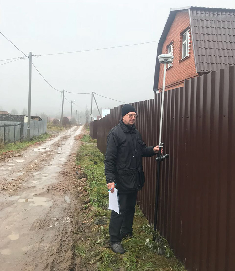 Топографическая съемка для подготовки межевого и технического планов